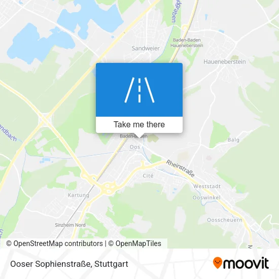 Ooser Sophienstraße map