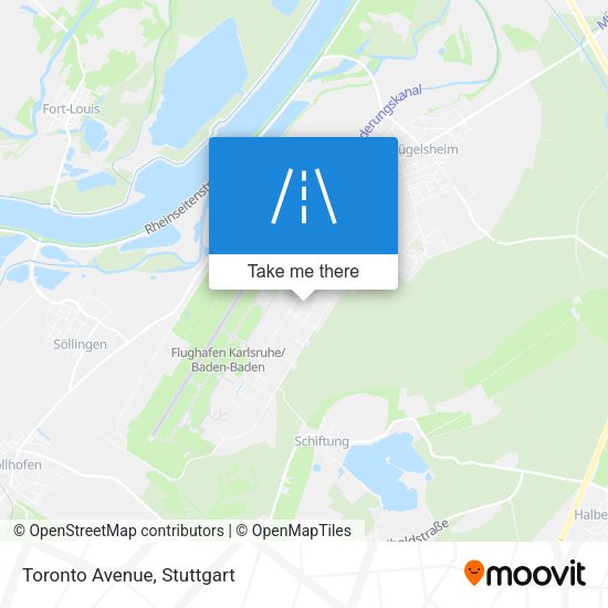 Карта Toronto Avenue
