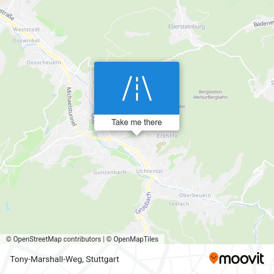 Карта Tony-Marshall-Weg