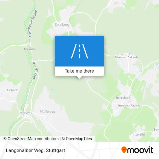 Карта Langenalber Weg