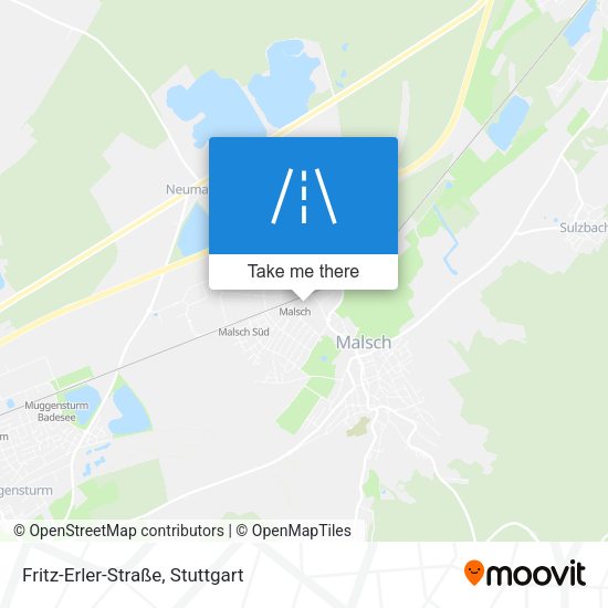Fritz-Erler-Straße map