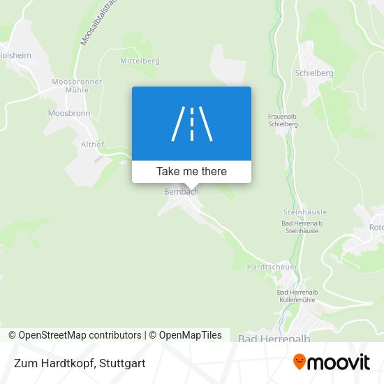 Карта Zum Hardtkopf