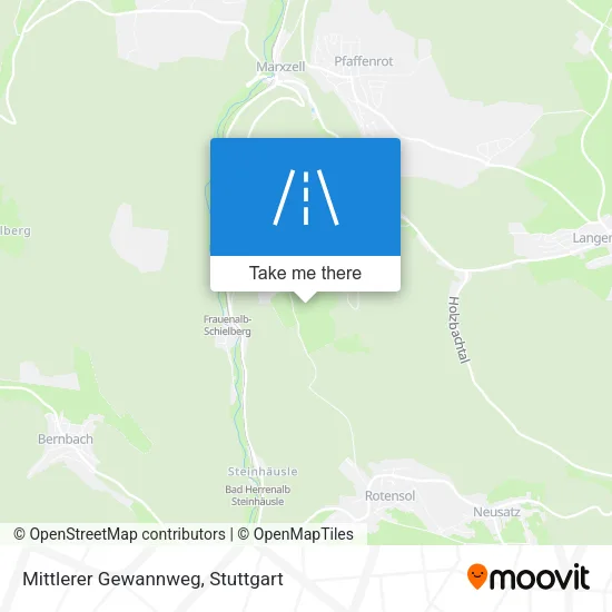 Карта Mittlerer Gewannweg