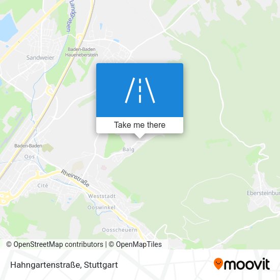 Hahngartenstraße map