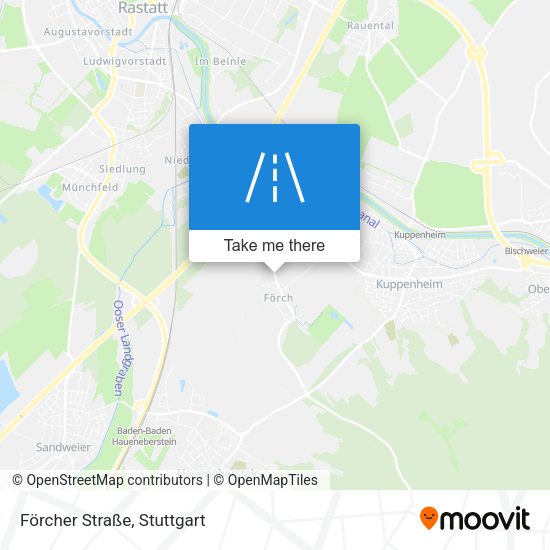 Förcher Straße map