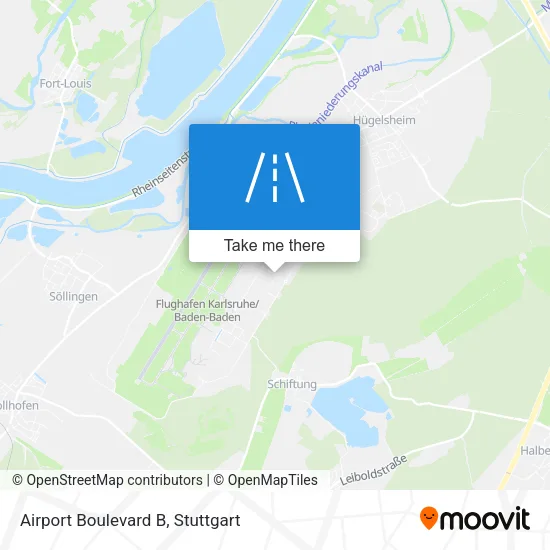 Карта Airport Boulevard B