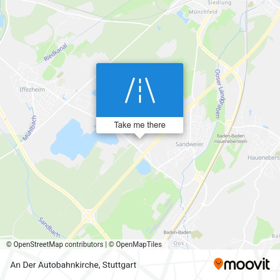 Карта An Der Autobahnkirche