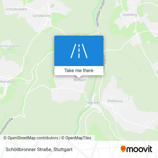 Schöllbronner Straße map