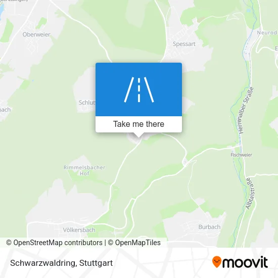 Карта Schwarzwaldring