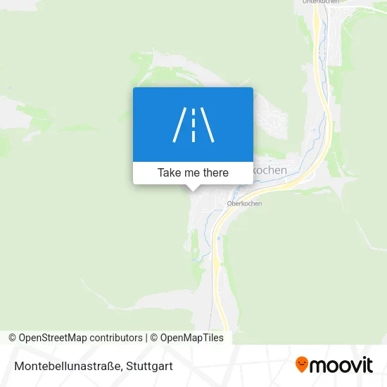 Карта Montebellunastraße