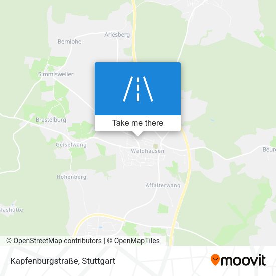 Kapfenburgstraße map