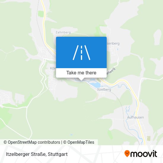 Itzelberger Straße map