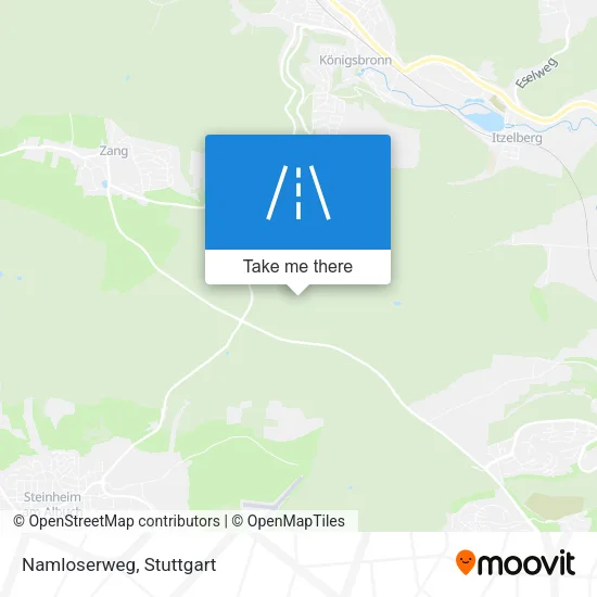 Карта Namloserweg