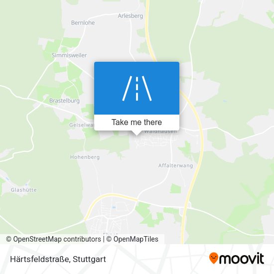 Härtsfeldstraße map
