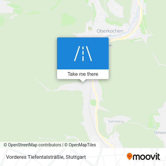 Vorderes Tiefentalsträßle map
