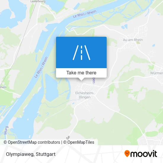 Olympiaweg map
