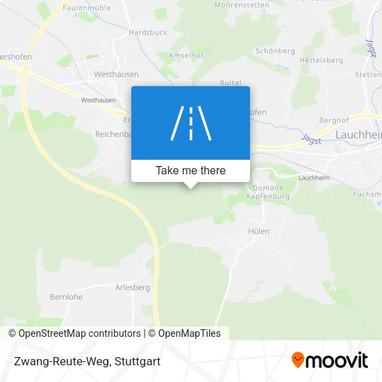 Карта Zwang-Reute-Weg