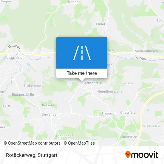 Карта Rotäckerweg