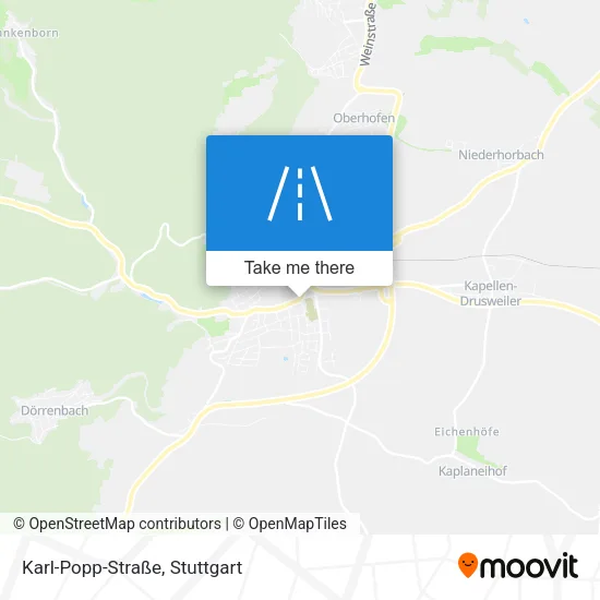 Карта Karl-Popp-Straße
