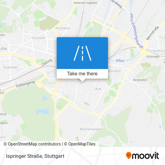 Ispringer Straße map