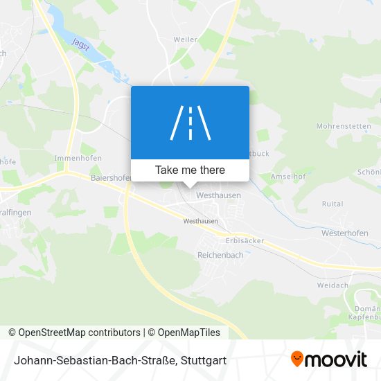 Johann-Sebastian-Bach-Straße map