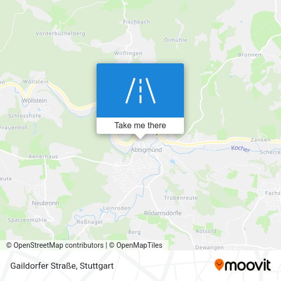 Gaildorfer Straße map