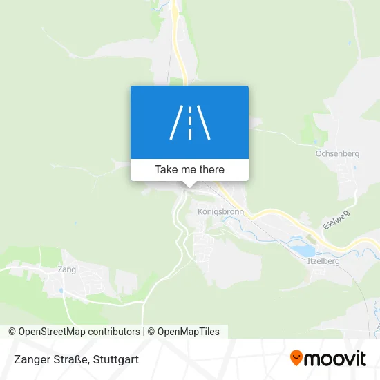 Карта Zanger Straße