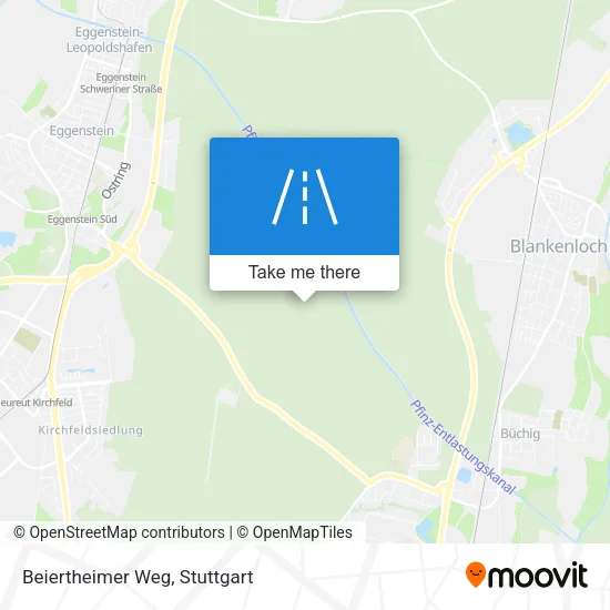 Beiertheimer Weg map
