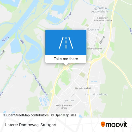 Карта Unterer Dammweg