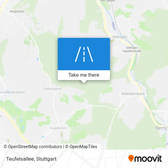 Карта Teufelsallee