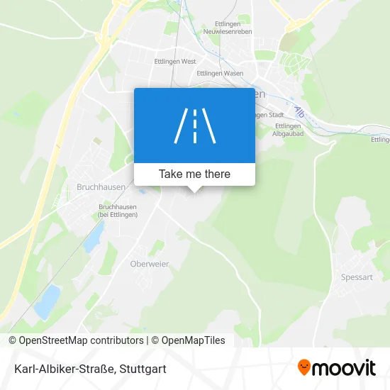 Карта Karl-Albiker-Straße