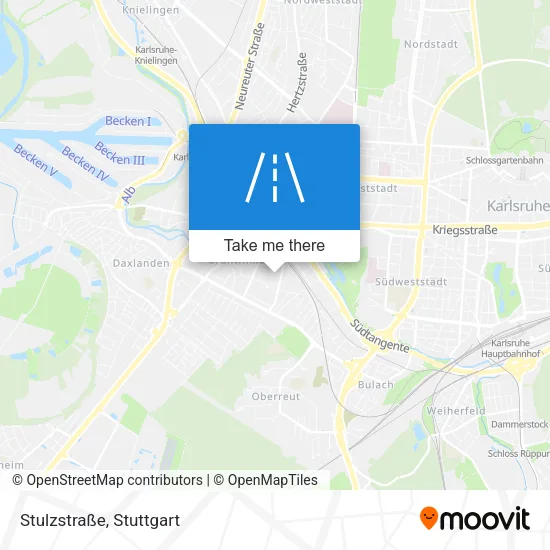 Карта Stulzstraße