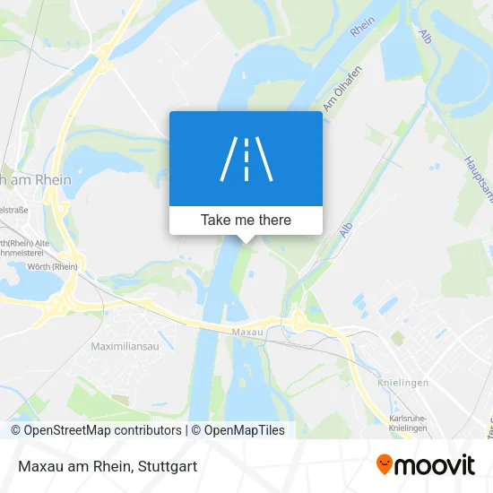 Карта Maxau am Rhein