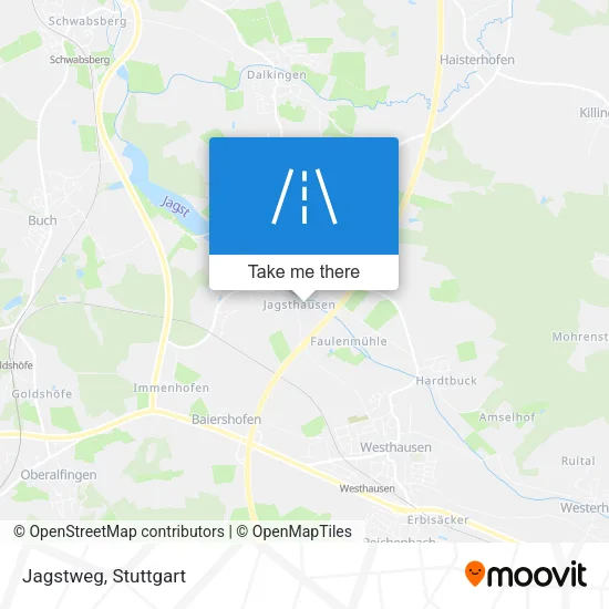 Карта Jagstweg