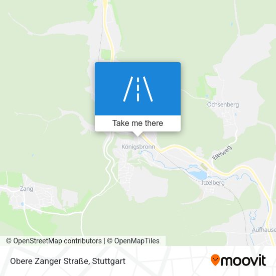Obere Zanger Straße map