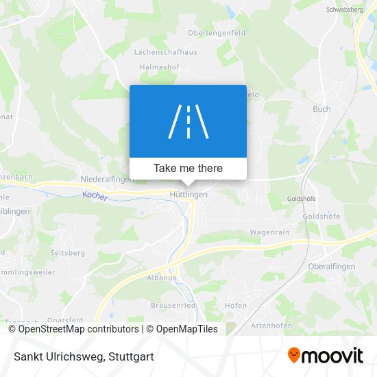 Карта Sankt Ulrichsweg