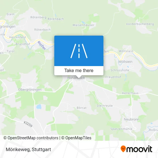 Карта Mörikeweg