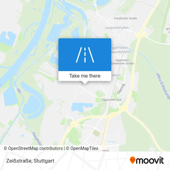 Карта Zeißstraße