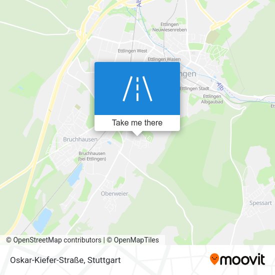 Oskar-Kiefer-Straße map