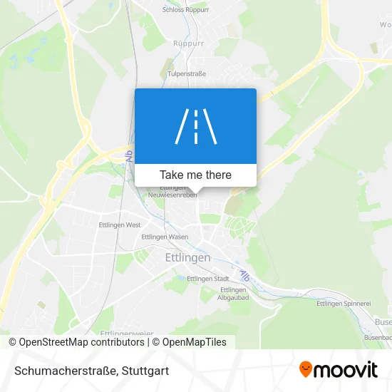 Карта Schumacherstraße