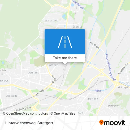 Карта Hinterwiesenweg