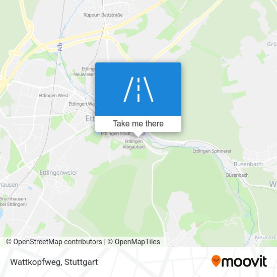 Wattkopfweg map