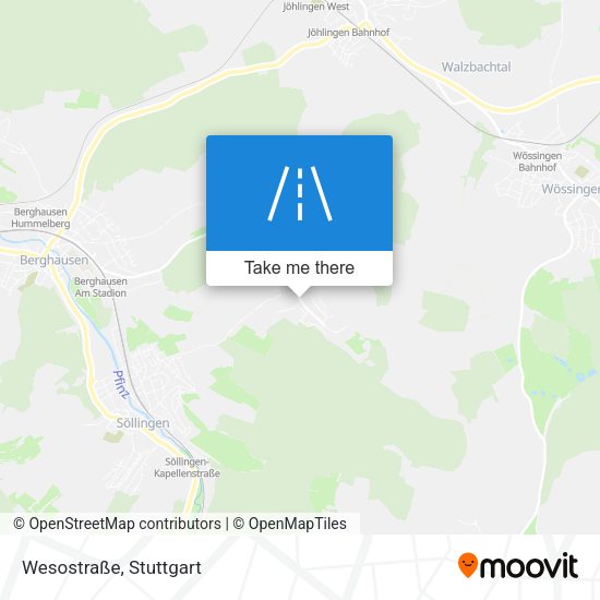 Wesostraße map