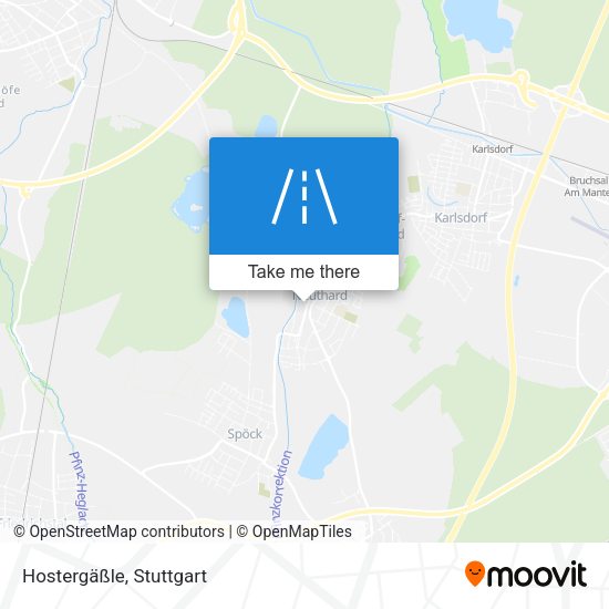 Hostergäßle map