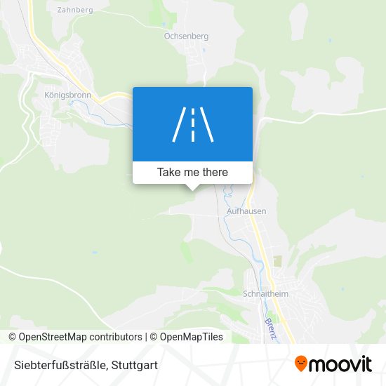 Siebterfußsträßle map