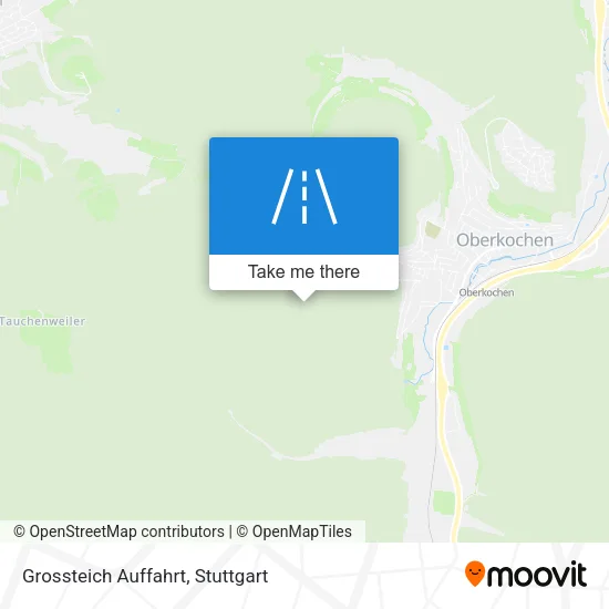 Grossteich Auffahrt map