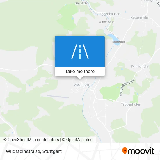Карта Wildsteinstraße