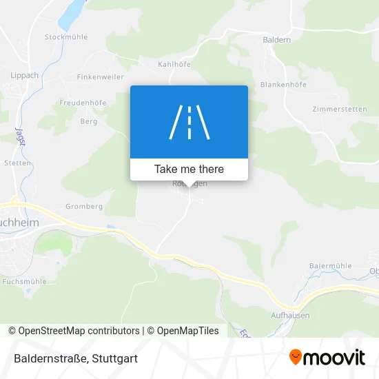 Карта Baldernstraße