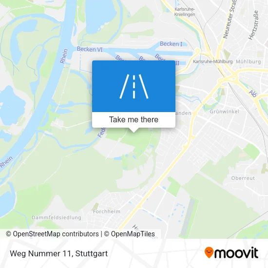 Карта Weg Nummer 11