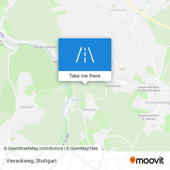 Viereckweg map